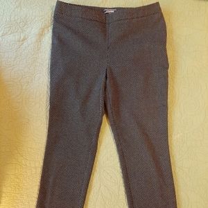❌SOLD❌Lands End side zip Ponte ankle pant